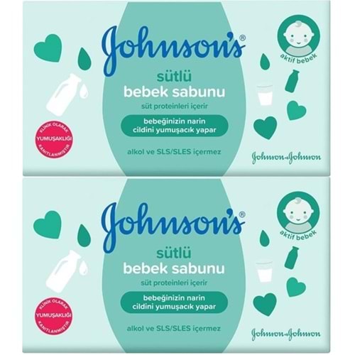 Johnsons Baby Bebek Sabunu 90Gr Sütlü (2 Li Set)