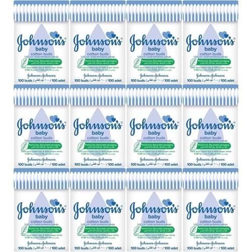 Johnsons Baby Kulak Temizleme Çubuğu 100 Adet (12 Li Set)
