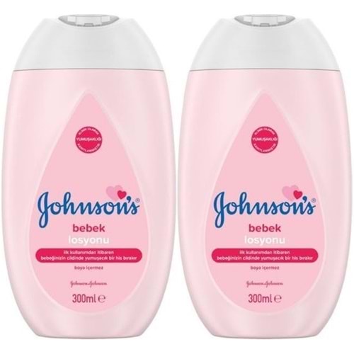 Johnsons Baby Bebek Losyon 300ML (2 Li Set)