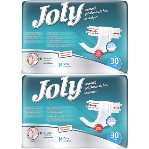 Joly Yetişkin Bezi Bel Bantlı M - Orta - Medium 60 Adet