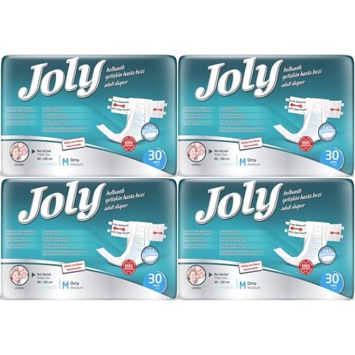 Joly Yetişkin Bezi Bel Bantlı M - Orta - Medium 120 Adet