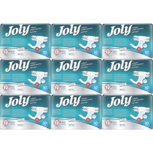 Joly Yetişkin Bezi Bel Bantlı M - Orta - Medium 270 Adet