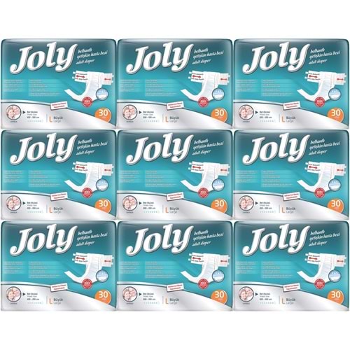 Joly Yetişkin Bezi Bel Bantlı L - Büyük - Large 270 Adet