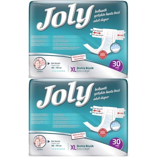 Joly Yetişkin Bezi Bel Bantlı XL - Ekstra Large - Extra Large 60 Adet