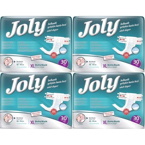 Joly Yetişkin Bezi Bel Bantlı XL - Ekstra Large - Extra Large 120 Adet