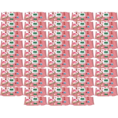 Komili Islak Havlu Mendil 90 Yaprak Gül Kokulu (48 Li Set) Pratik Kapaklı (4320 Yaprak)
