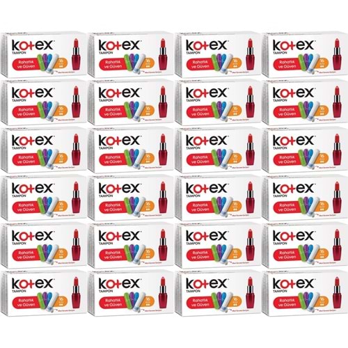 Kotex Tampon Mini 384 Lü Set (24PK*16)