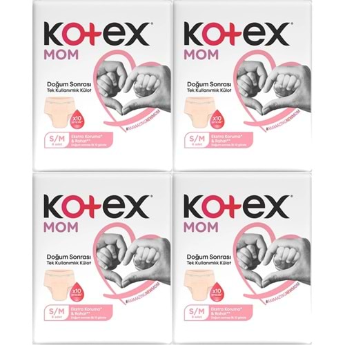 Kotex Mom Lohusa Külodu - Külot Bez S - Small - Küçük / M - Medium - Orta 32 Li Set (4PK*8)