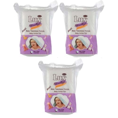Lux Bebek Temizleme Pamuğu 180 Adet (3Pk*60)