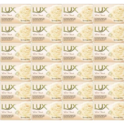 Lux Sabun 80GR Velvet Touch (Kadife Dokunuş) (24 Lü Set)
