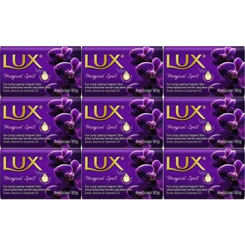Lux Sabun 80GR Magicial Spell (Sihirli Tılsım) (9 Lu Set)