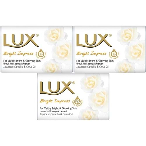 Lux Sabun 80GR Bright Impress (Etkileyici Parlaklık) (3 Lü Set)