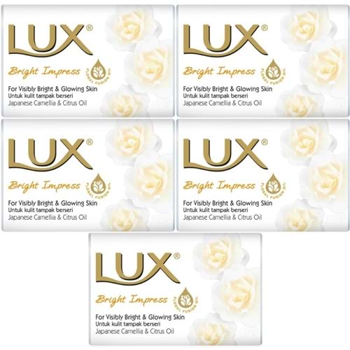 Lux Sabun 80GR Bright Impress (Etkileyici Parlaklık) (5 Li Set)