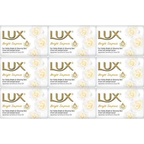 Lux Sabun 80GR Bright Impress (Etkileyici Parlaklık) (9 Lu Set)