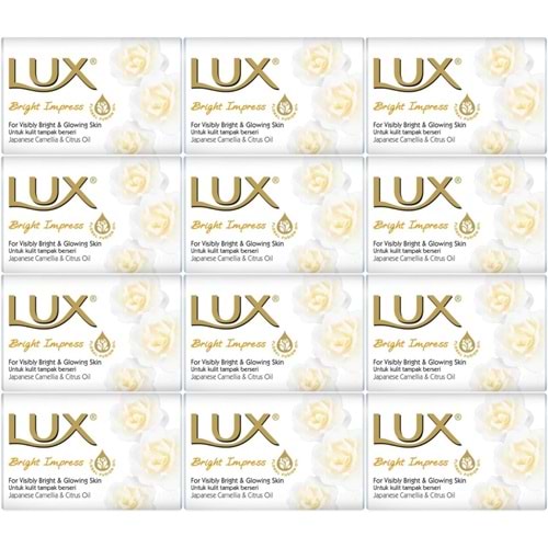 Lux Sabun 80GR Bright Impress (Etkileyici Parlaklık) (12 Li Set)