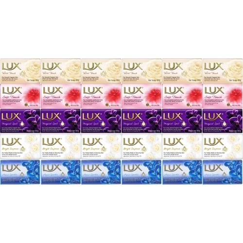 Lux Sabun 80GR (Karma 30 Lu Set) Soft Touch/Velvet Touch/Magicial Spell/Aqua Sparke/Bright Impress