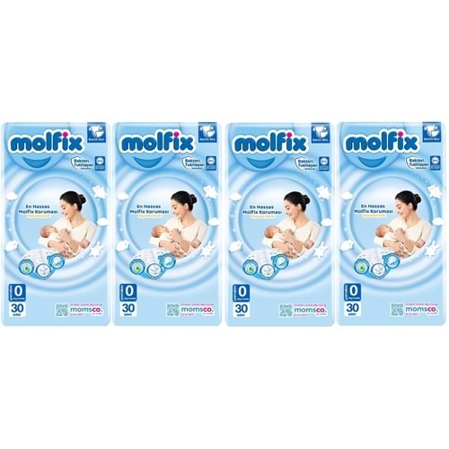 Molfix Bebek Bezi Ekonomik 0 Beden 0-3 KG Prematüre 120 Adet