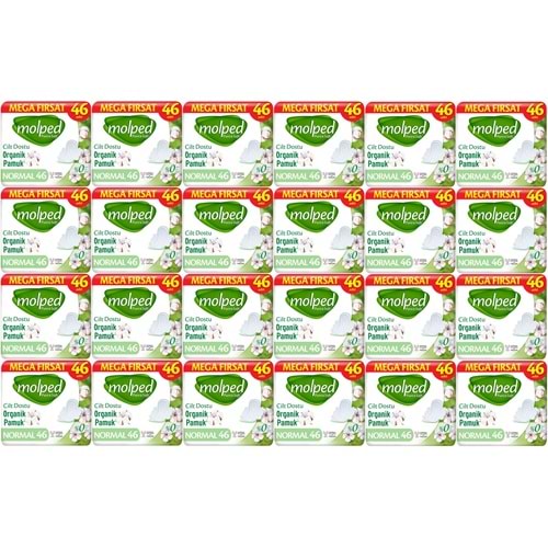 Molped Pure&Soft Hijyenik Ped Normal 1104 (24PK*46) Adet Mega Pk