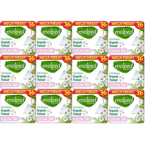 Molped Pure&Soft Hijyenik Ped Uzun 432 (12PK*36) Adet Mega Pk
