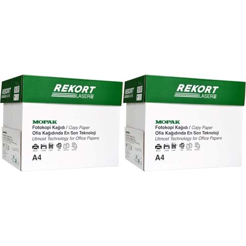 Mopak Rekort A4 80GR/M2 Fotokopi Kağıdı 5000 Adet (10PK*500)
