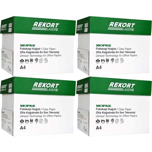 Mopak Rekort A4 80GR/M2 Fotokopi Kağıdı 10000 Adet (20PK*500)