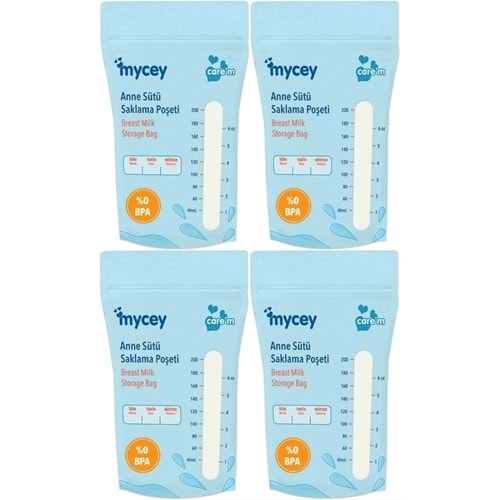 Mycey Anne Sütü / Süt Saklama Poşeti 25 Li Pk Tekli (4 Lü Set)