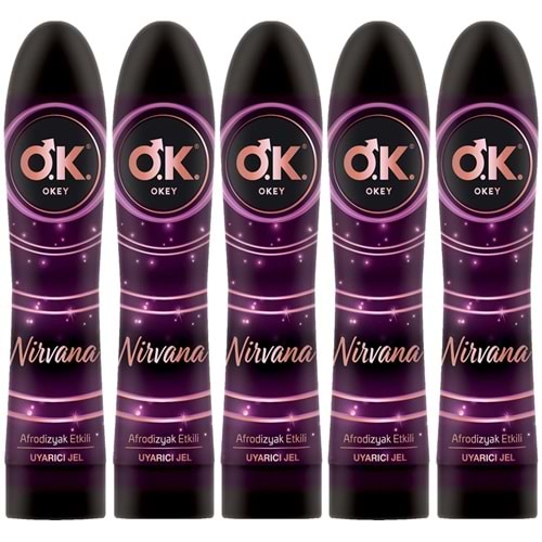 Okey Kayganlaştırıcı Jel 100ML Nirvana (5 Li Set)