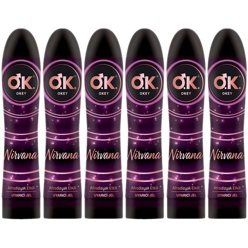 Okey Kayganlaştırıcı Jel 100ML Nirvana (6 Lı Set)