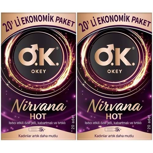 Okey Prezervatif 40 Adet Nirvana Ekonomik Pk (2PK*20)