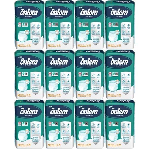 Önlem Emici Külot Yetişkin Bezi M - Medium - Orta 360 Adet (12PK*30)