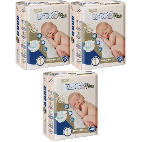 Pedo Plus Bebek Bezi 1 Beden 2-5 KG Yeni Doğan 120 Adet Jumbo Fırsat Pk