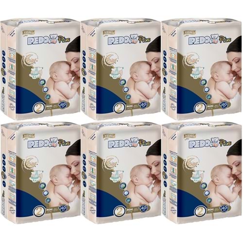 Pedo Plus Bebek Bezi 2 Beden 3-6 KG Mini 240 Adet Jumbo Avantaj Pk