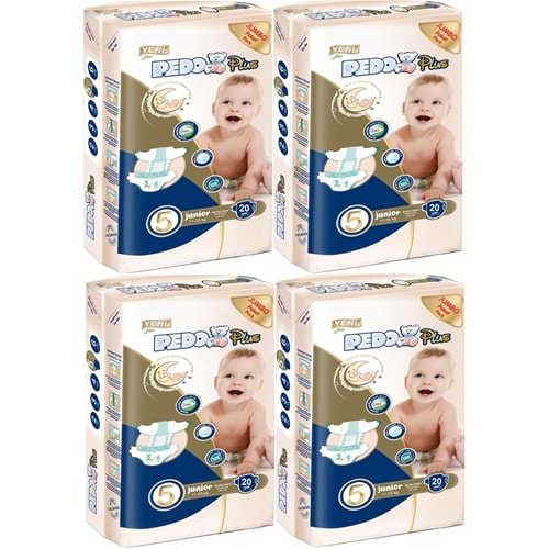 Pedo Plus Bebek Bezi 5 Beden 11-25 KG Junior 80 Adet Jumbo Aylık Pk