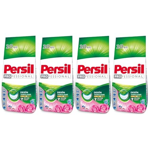 Persil Matik Toz Çamaşır Deterjanı 40KG Gülün Büyüsü (4PK*10KG) (264 Yıkama)