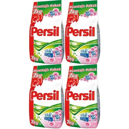 Persil Matik Toz Çamaşır Deterjanı 28 KG Gülün Büyüsü (184 Yıkama) (4PK*7KG)