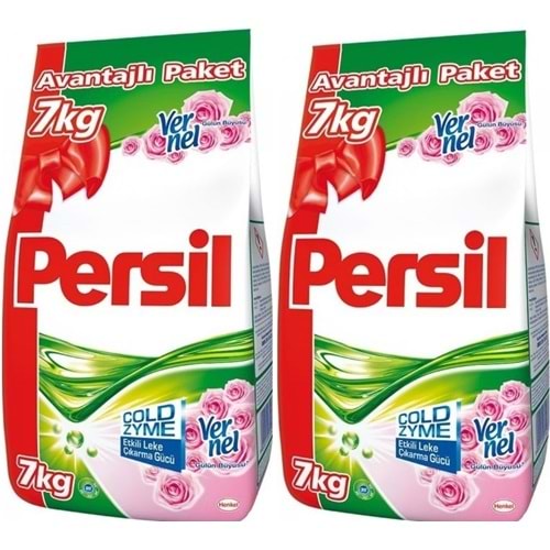 Persil Matik Toz Çamaşır Deterjanı 14 KG Gülün Büyüsü (92 Yıkama) (2PK*7KG)