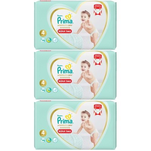 Prima Premium Care Külot Bebek Bezi 4 Beden 9-15 KG 132 Adet Ekonomik Fırsat Pk