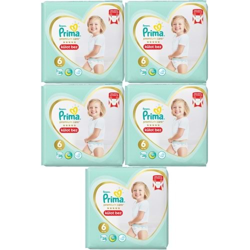 Prima Premium Care Külot Bebek Bezi 6 Beden 15+ 140 Adet MeGa Ekonomik Pk