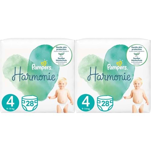 Prima Pampers Harmonie Bebek Bezi 4 Beden 9-14 KG Maxi 56 Adet Ekonomik Ultra Fırsat Pk