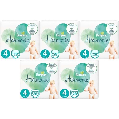 Prima Pampers Harmonie Bebek Bezi 4 Beden 9-14 KG Maxi 140 Adet MeGa Ultra Fırsat Pk