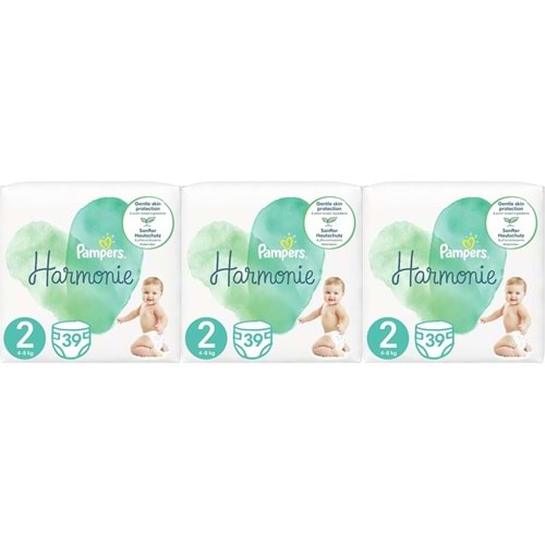 Prima Pampers Harmonie Bebek Bezi 2 Beden 4-8 KG Mini 117 Adet Aylık Ultra Fırsat Pk