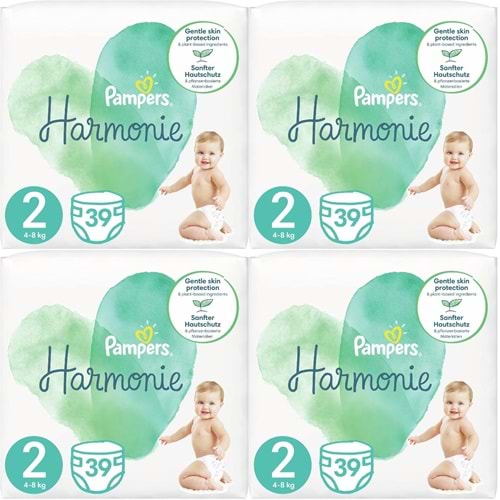 Prima Pampers Harmonie Bebek Bezi 2 Beden 4-8 KG Mini 156 Adet Avantaj Ultra Fırsat Pk