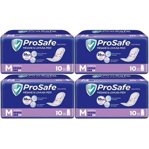 Prosafe Mesane & Lohusa Pedi M - Medium - Orta Boy Normal 40 Adet (4PK*10)