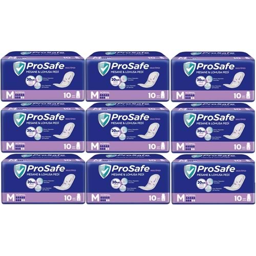 Prosafe Mesane & Lohusa Pedi M - Medium - Orta Boy Normal 90 Adet (9PK*10)