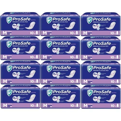 Prosafe Mesane & Lohusa Pedi M - Medium - Orta Boy Normal 120 Adet (12PK*10)