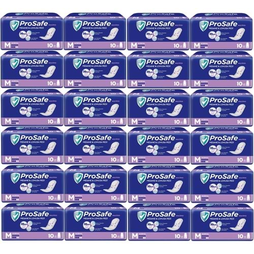Prosafe Mesane & Lohusa Pedi M - Medium - Orta Boy Normal 240 Adet (24PK*10)