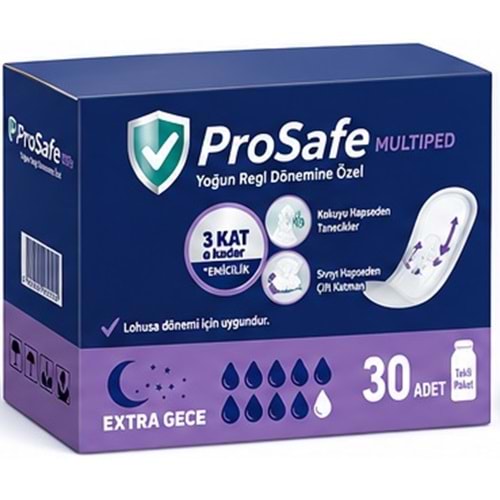 Prosafe Multiped Regl - Mesane - Lohusa Pedi L - Büyük - Large Extra/Gece 30 Adet