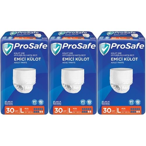 Prosafe Emici Külot Yetişkin Bezi Büyük-Large 90 Adet (3PK*30)