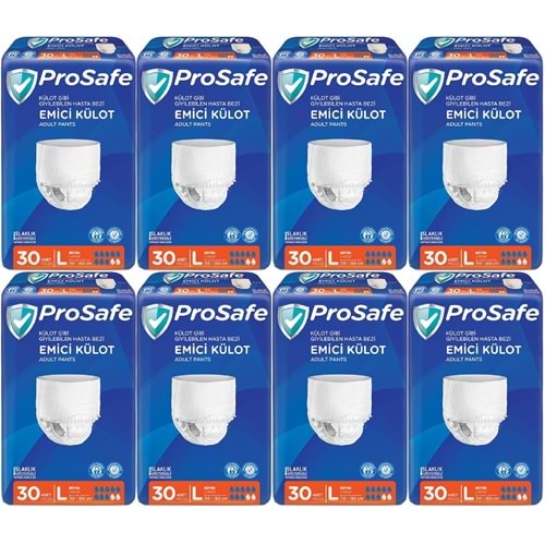 Prosafe Emici Külot Yetişkin Bezi Büyük-Large 240 Adet (8PK*30)