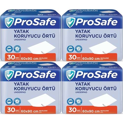 Prosafe Yetişkin Alt Açma Yatak Koruyucu Örtü 60*90CM 120 Adet (4PK*30)